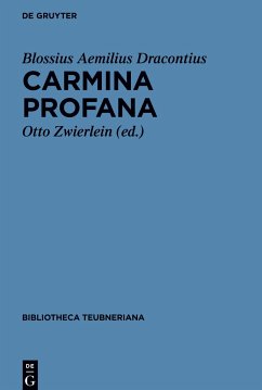 Carmina profana - Blossius Aemilius Dracontius