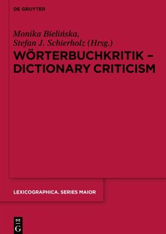 Wörterbuchkritik - Dictionary Criticism