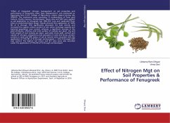 Effect of Nitrogen Mgt on Soil Properties & Performance of Fenugreek