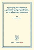 Vergleichende Untersuchungen über den Schutz der Arbeiter und Angestellten der Großherzogl. Badischen Staatseisenbahnen und der Schweizerischen Bundesbahnen.