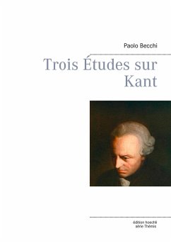 Trois Études sur Kant - Becchi, Paolo