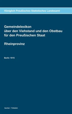 Gemeindelexikon über den Viehstand und den Obstbau für den Preußischen Staat, Rheinprovinz