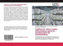 Cultivo in vitro como alternativa para la producción de metabolitos