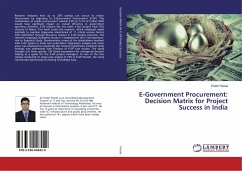 E-Government Procurement: Decision Matrix for Project Success in India