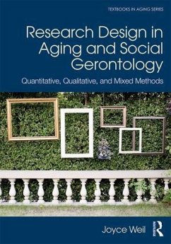 Research Design in Aging and Social Gerontology - Weil, Joyce