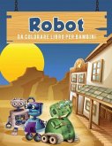 Robot da colorare libro per bambini