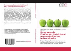 Programa de Educación Nutricional para estudiantes universitarios