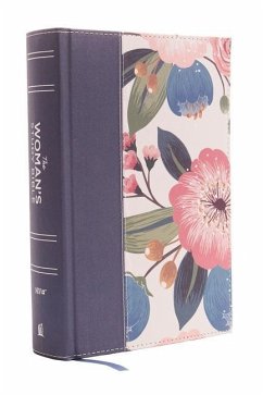 NIV, the Woman's Study Bible, Cloth Over Board, Blue Floral, Full-Color - Thomas Nelson