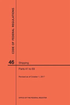 Cover Code of Federal Regulations Title 46, Shipping, Parts 41-69, 2017