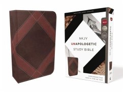 NKJV, Unapologetic Study Bible, Imitation Leather, Brown, Red Letter Edition - Emmanuel Foundation