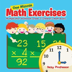 One Minute Math Exercises - Multiplication Workbook Grade 3   Children's Math Books - Baby