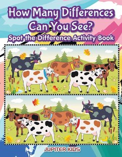 How Many Differences Can You See? Spot the Difference Activity Book - Jupiter Kids