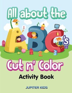 All about the ABC's Cut n' Color Activity Book - Jupiter Kids