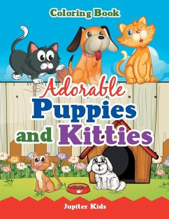 Adorable Puppies and Kitties Coloring Book - Jupiter Kids