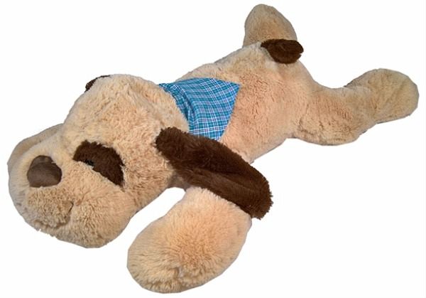 Heunec 901179 - HUND XL liegend beige/braun, 120 cm