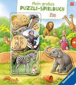 Mein großes Puzzle-Spielbuch Zoo - Möller, Anne