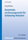 Gemeindeverfassungsrecht für Schleswig-Holstein (eBook, ePUB)