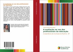 A avaliação na voz dos profissionais da educação - Portela Rêgo Ribeiro, Thainá