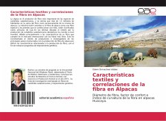 Características textiles y correlaciones de la fibra en Alpacas