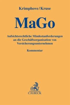 Aufsichtsrechtliche Mindestanforderungen an die Geschäftsorganisation von Versicherungsunternehmen