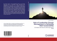 Role of Leadership Change Management in Achieving NGO Sustainability - Magezi, Vhumani