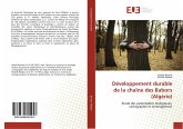 Développement durable de la chaîne des Babors (Algérie)