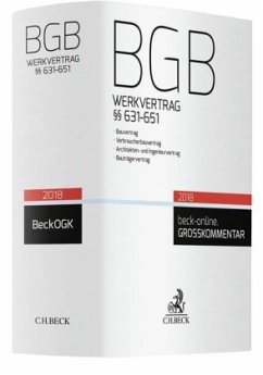 BGB Werkvertrag §§ 631-651