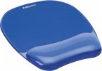 Fellowes Crystal Gel Maus Handgelenkauflage blau