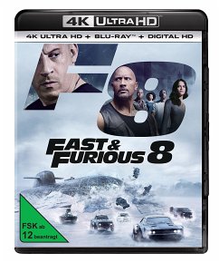 Fast & Furious 8 - 2 Disc Bluray - Vin Diesel,Michelle Rodriguez,Dwayne Johnson