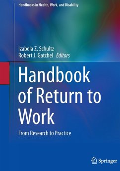 Handbook of Return to Work