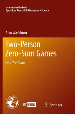 Two-Person Zero-Sum Games - Washburn, Alan