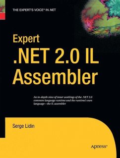 Expert .NET 2.0 IL Assembler - Lidin, Serge