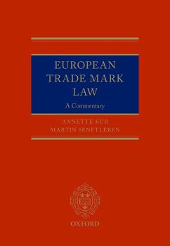 European Trade Mark Law (eBook, ePUB) - Kur, Annette; Senftleben, Martin
