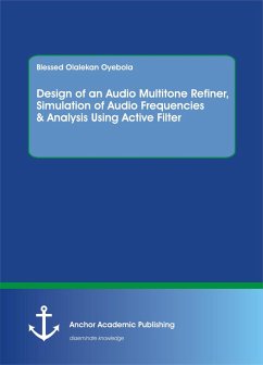 Cover Design of an Audio Multitone Refiner, Simulation of Audio Frequencies & Analysis Using Active Filter (eBook, PDF)