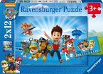Ravensburger 07586 - Paw Patrol und Ryder, 2x12 Teile, Puzzle