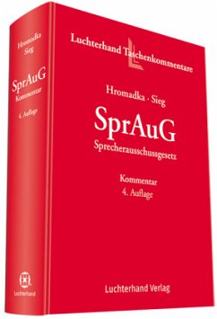 SprAuG Sprecherausschussgesetz - Hromadka, Wolfgang;Sieg, Rainer