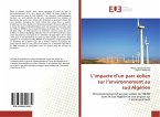 L¿impacte d¿un parc éolien sur l¿environnement au sud Algérien