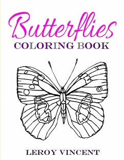 Butterflies Coloring Book - Vincent, Leroy