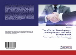 The effect of financing costs on the payment method in European M&A - Bauer, Steven