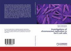 Investigations of chromosomal replication in live E.coli cells