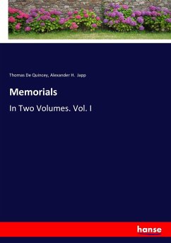 Memorials - De Quincey, Thomas;Japp, Alexander H.