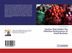 Factors That Inhibit The Effective Performance of Small Business - Haji Kalamba, Yusuph