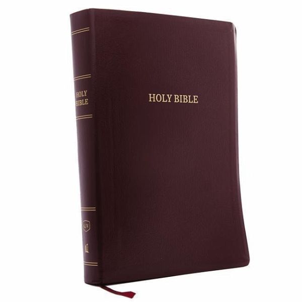 KJV, Reference Bible, Super Giant Print, Leather-Look, Burgundy, Red Letter Edition KJV, Reference Bible, Super Giant Print, Leather-Look, Burgundy, Red Letter Edition
