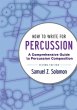 HOW TO WRITE PERCUSSION 2E P - Bild 1