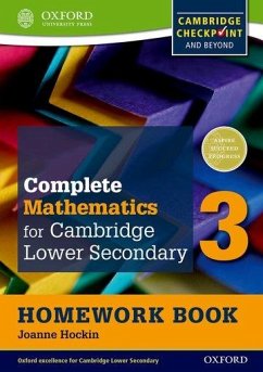 Cover Complete Mathematics for Cambridge Lower Secondary Homework Book 3 (First Edition) - Pack of 15