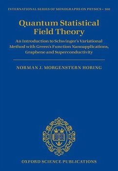 Quantum Statistical Field Theory - Horing, Norman J Morgenstern