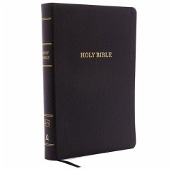 KJV, Reference Bible, Giant Print, Bonded Leather, Black, Indexed, Red Letter Edition - Thomas Nelson