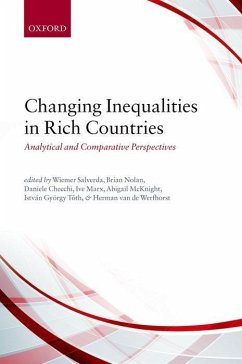 Changing Inequalities in Rich Countries: Analytical and Comparative Perspectives - Salverda, Wiemer; Nolan, Brian; Checchi, Daniele