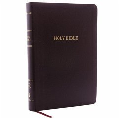 KJV, Reference Bible, Giant Print, Bonded Leather, Burgundy, Red Letter Edition - Thomas Nelson