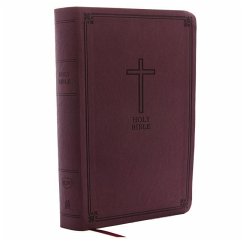 KJV, Reference Bible, Personal Size Giant Print, Imitation Leather, Burgundy, Red Letter Edition - Thomas Nelson